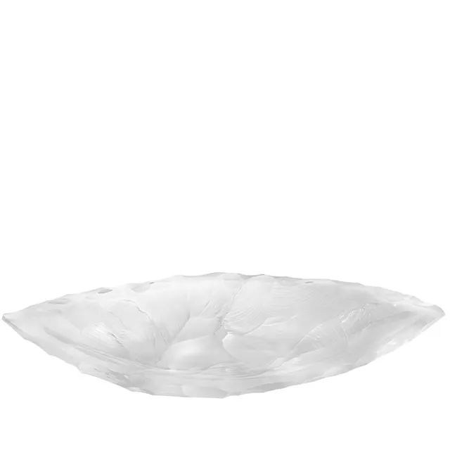 Lalique Silex coppa grande L in cristallo satinato