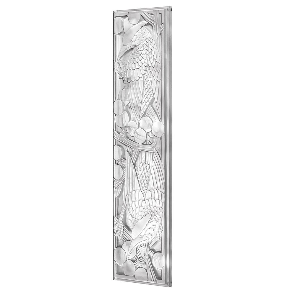 Lalique Merles et Raisins pannello decorativo XXL cristallo