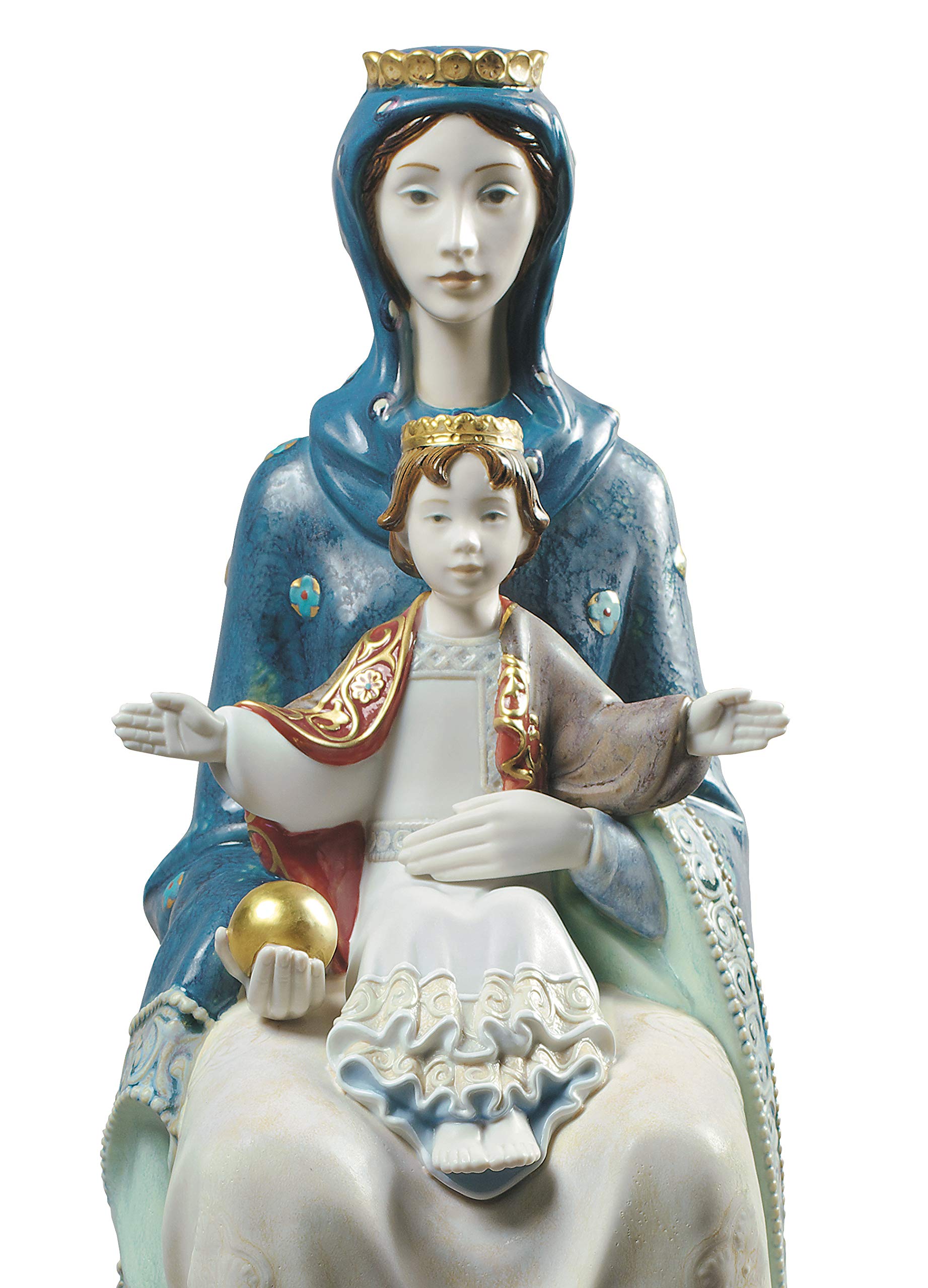 Lladró Mater Romantica statuetta Madonna porcellana