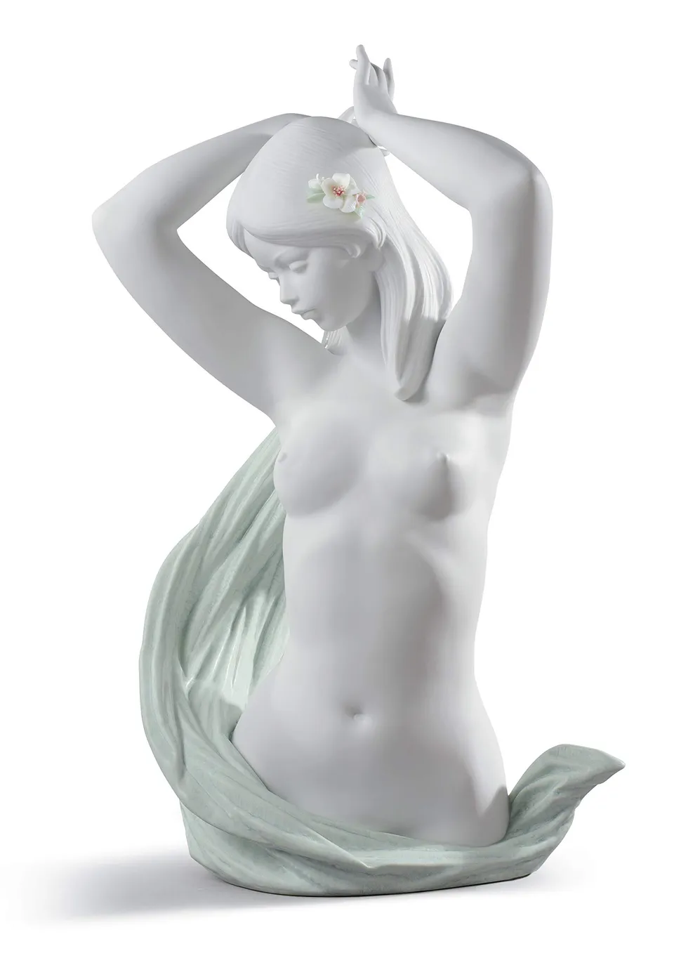 Lladró Venere figurina donna porcellana bianca opaca