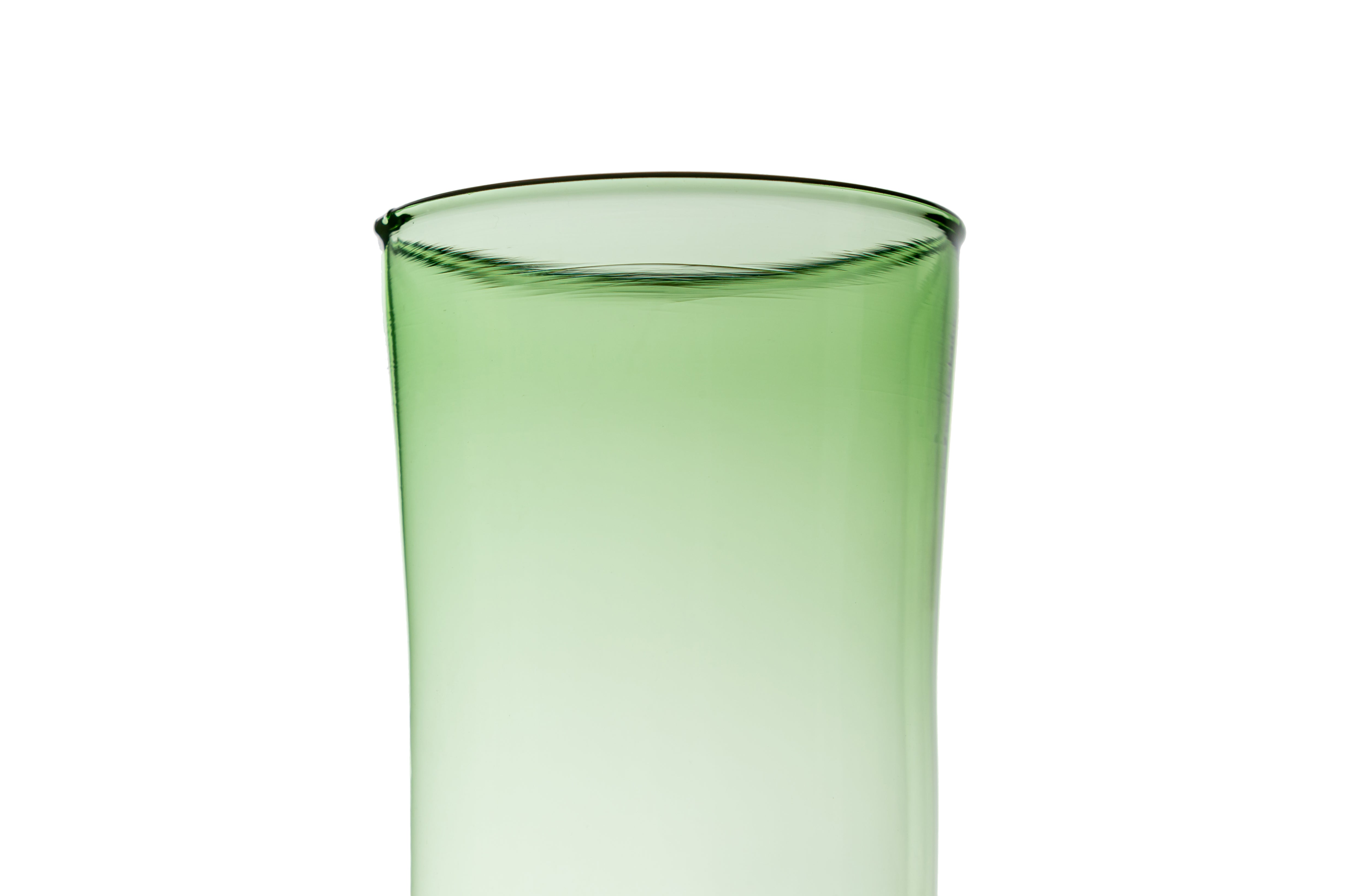 Vaporetto Barena bicchiere vetro Murano verde laguna