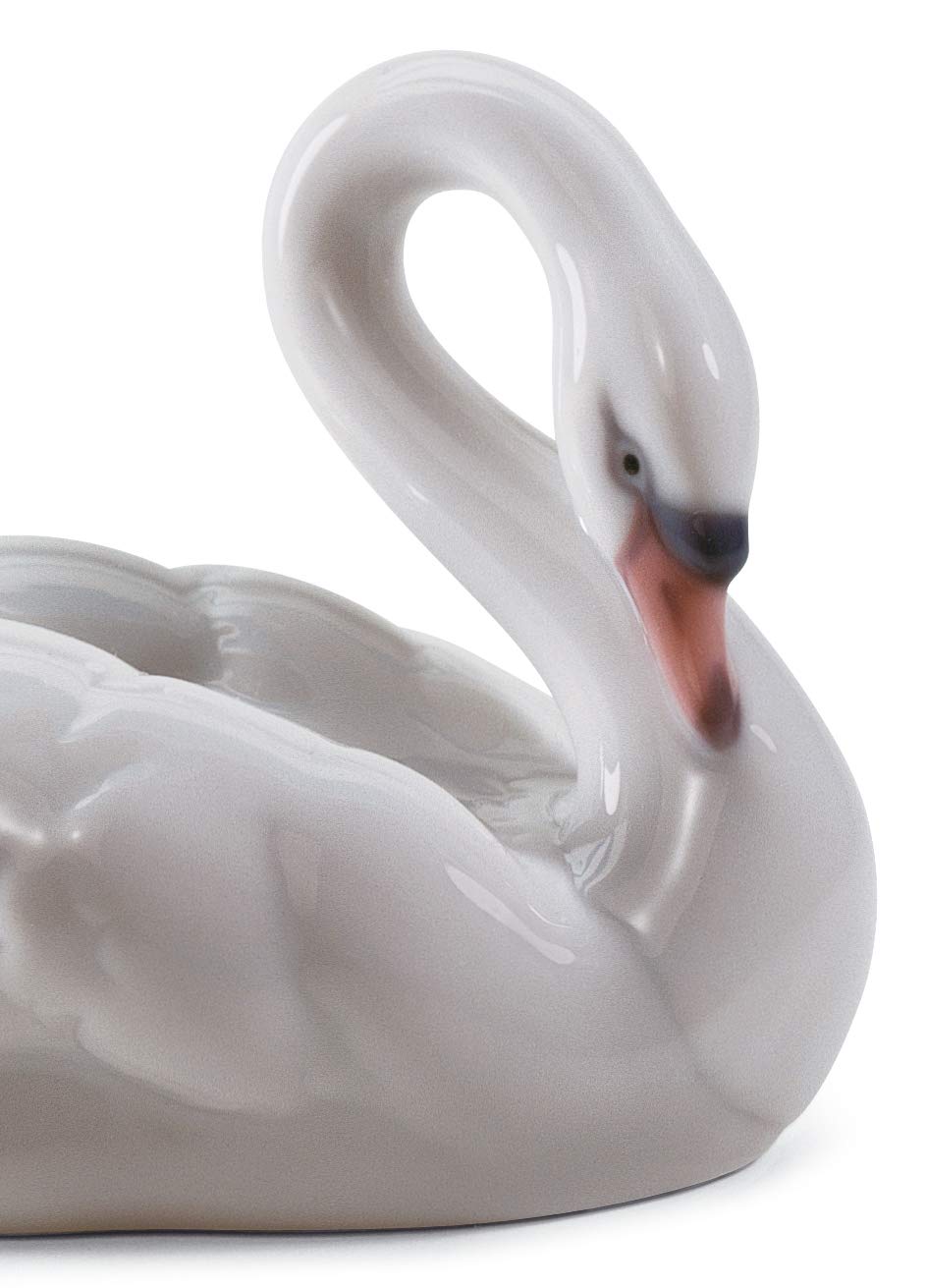 Lladró Sculture Cigno Elegante figura porcellana 7 cm