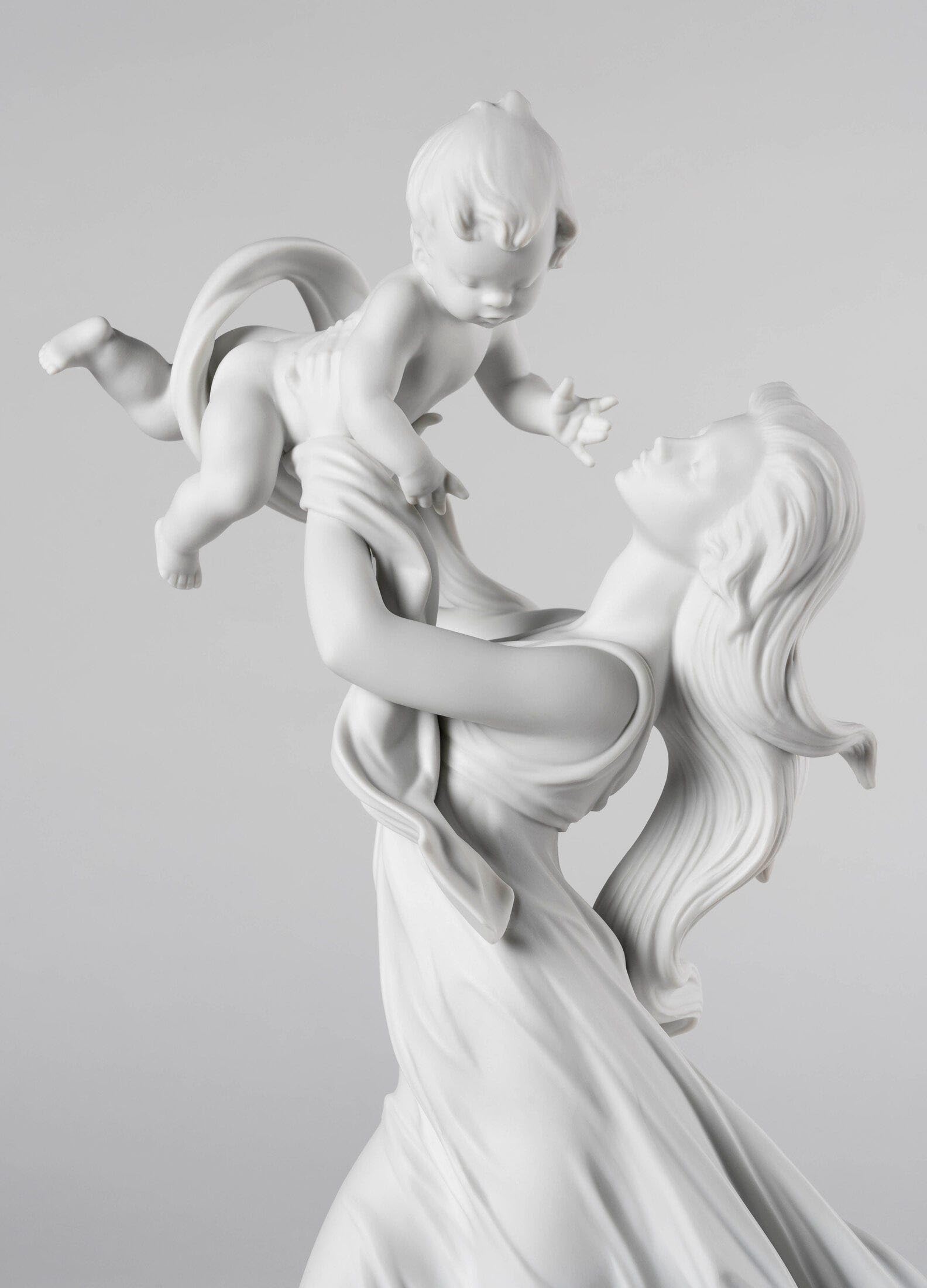 Lladró Madre Mio Bellissimo Bebè Figurina Bianco Mate