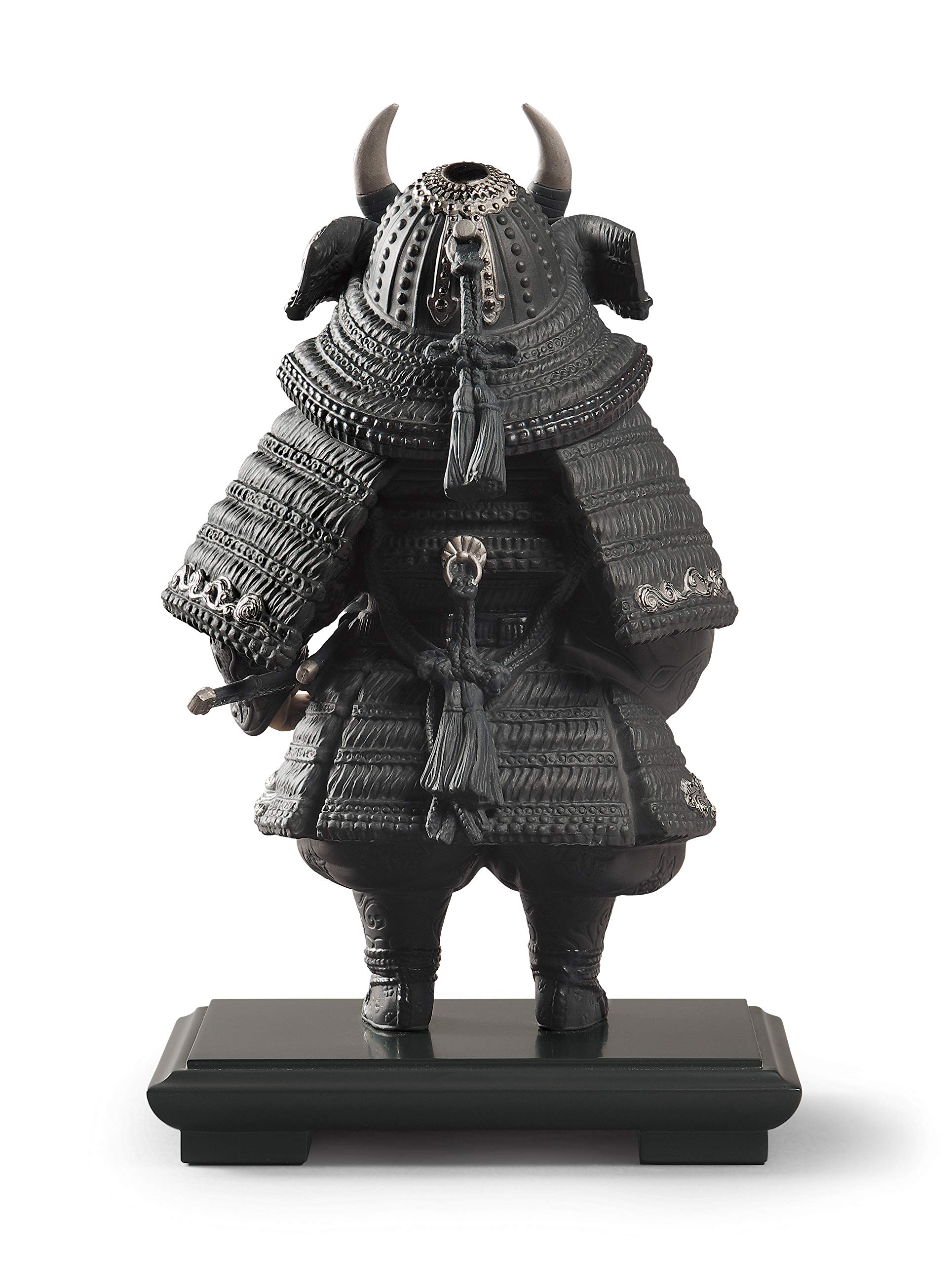Lladró Alta Porcellana Bambino Samurai scultura lustro argento