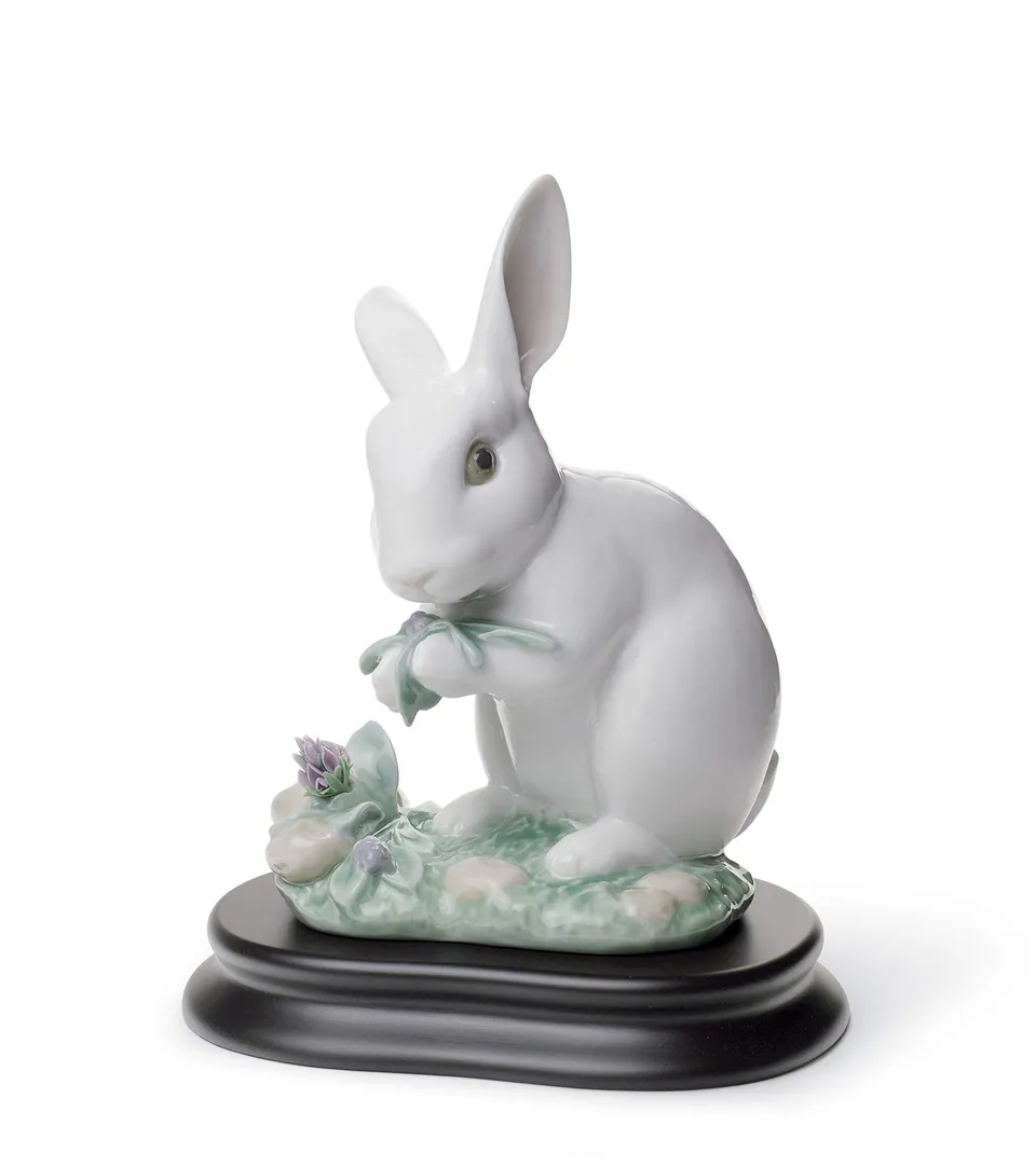 Lladró Il Coniglio Figurina Porcellana Zodiaco Cinese