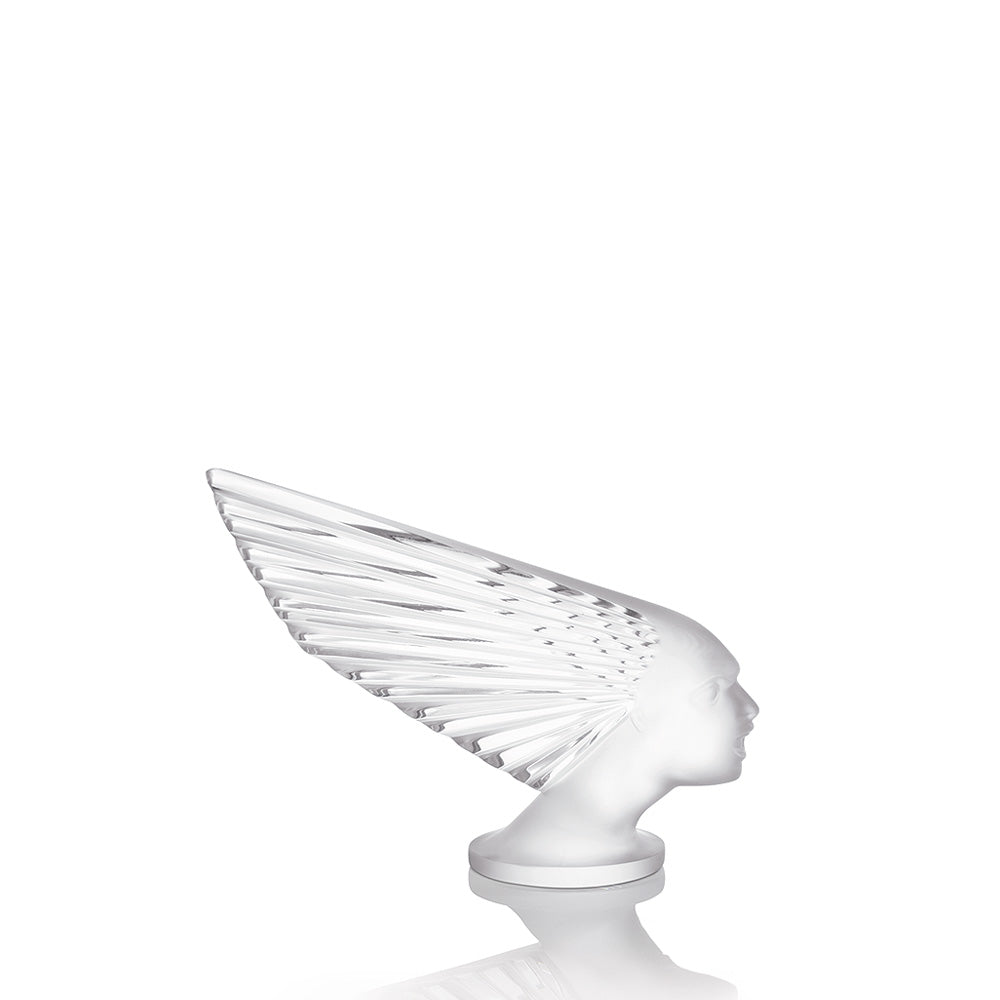René Lalique Victoire Scultura in Cristallo Incolore
