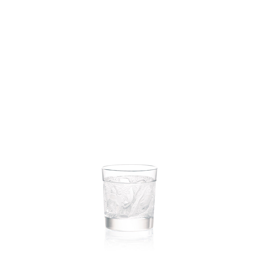 Lalique Hulotte Owl bicchiere whisky cristallo set 1 pezzo incolore