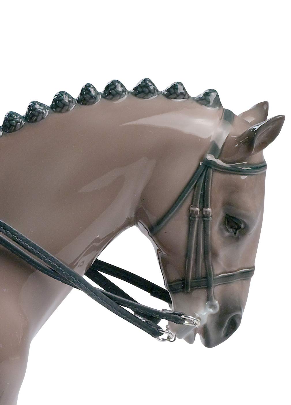 Lladró Sculture Donna Doma Classica figurina cavallo porcellana