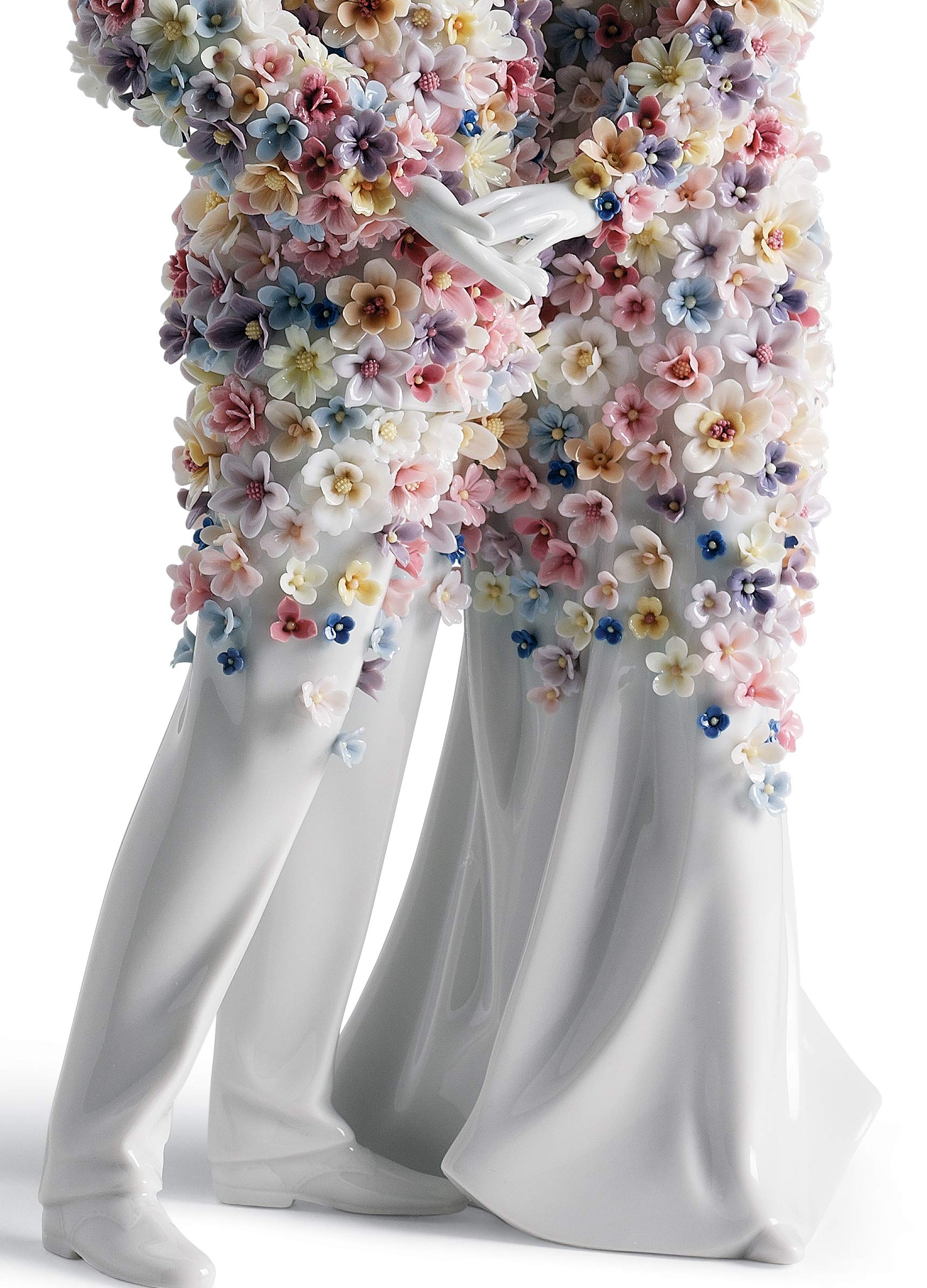 Lladró Sculture Amore III statuetta porcellana fiori