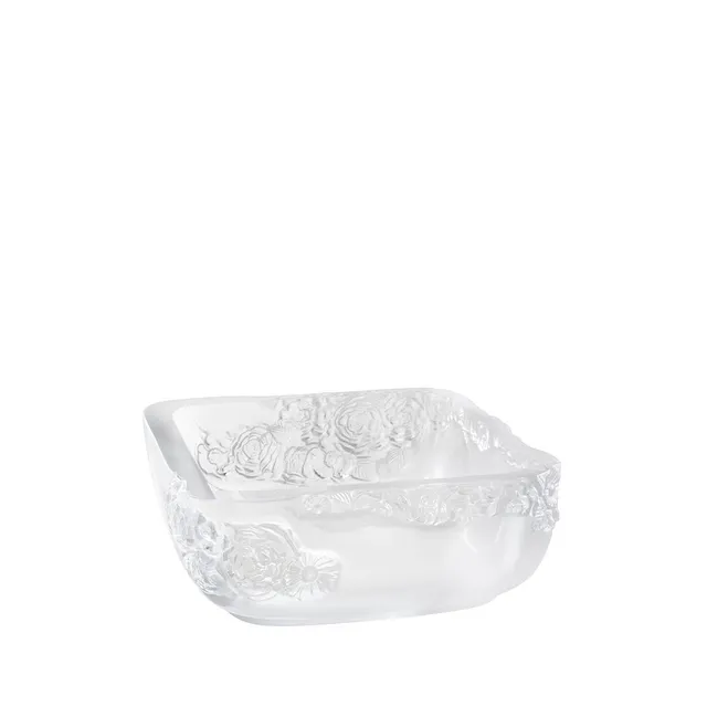 Lalique Pivoines Coppa in Cristallo Incolore Peonie