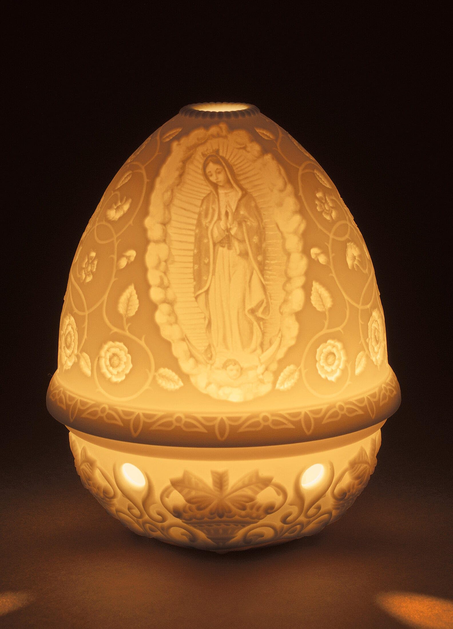 Lladró Accessori Decorativi Litofania Vergine di Guadalupe lampada