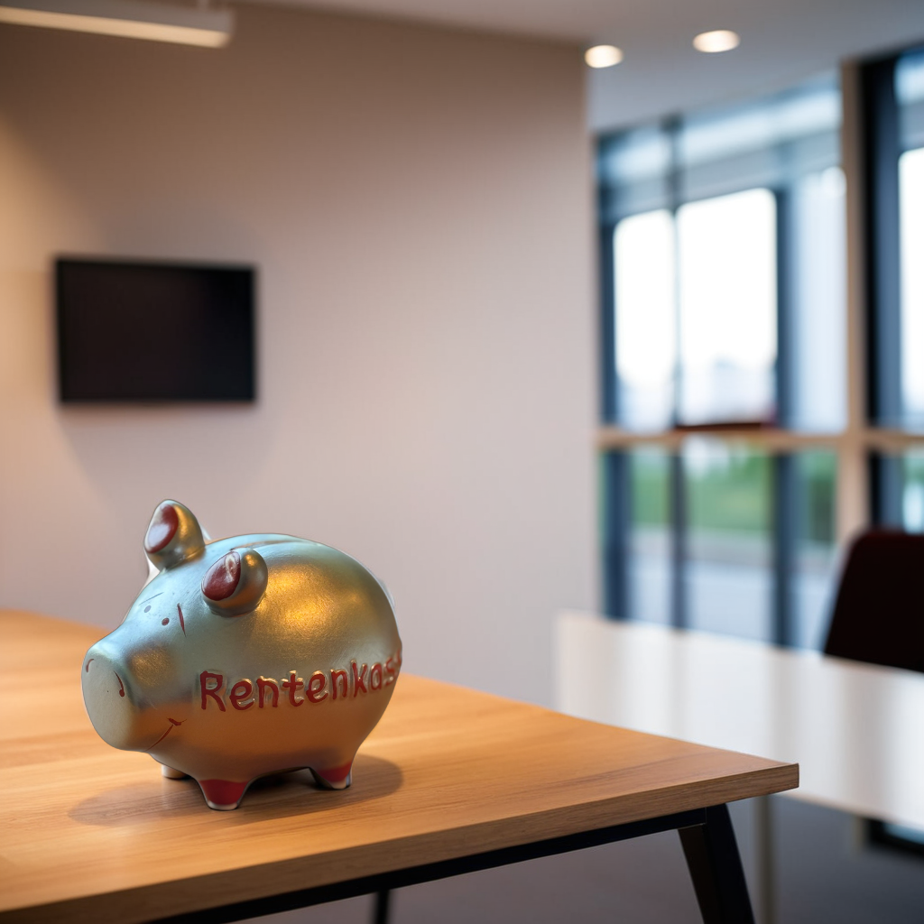 Sparschwein Company Kleinschweine Rentenkasse salvadanaio argento
