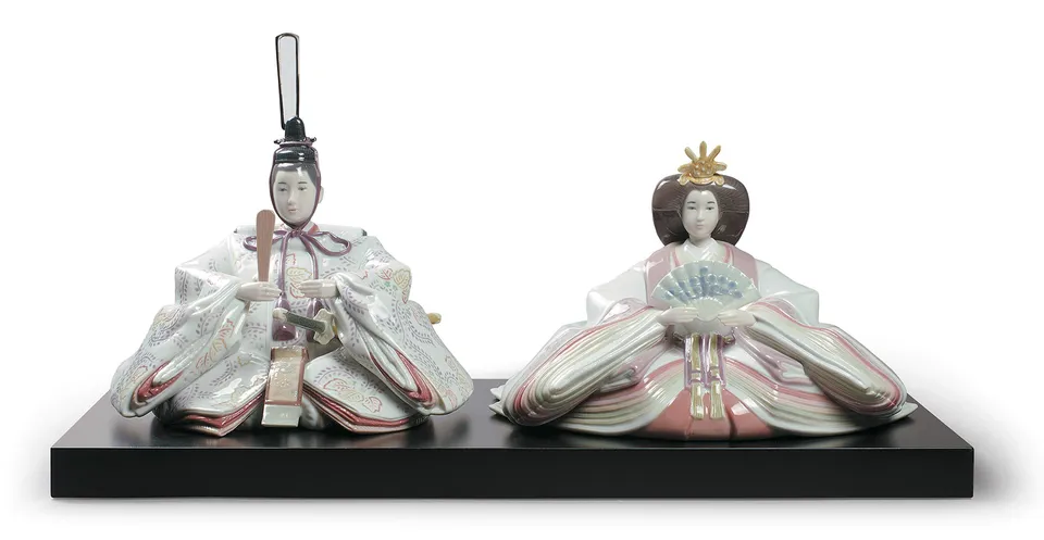 Lladró Alta Porcellana Hina Dolls 2015 scultura limitata
