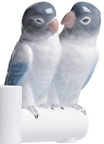 Lladró Parrot Love piatto porcellana decorativo fatto a mano
