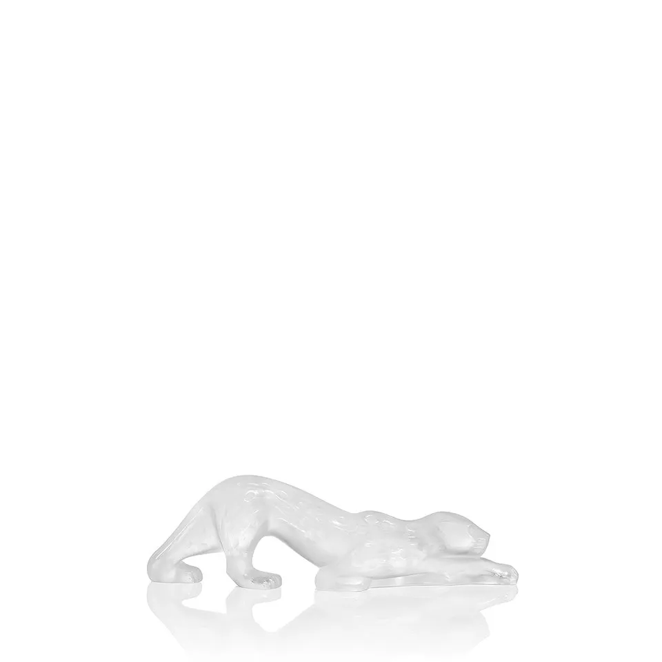 René Lalique Zeila scultura pantera cristallo taglia S