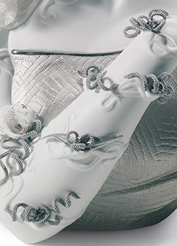 Lladró My Fair Lady Busto Scultura Porcellana Lustro Argento