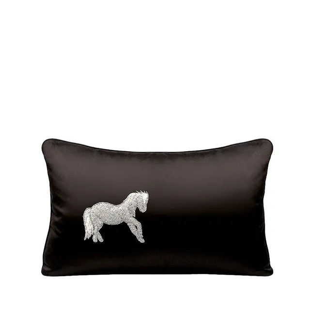 Lalique Cheval Debout Cuscino perline misura unica
