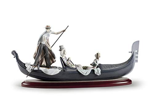 Lladró Alta Porcellana Coppia Gondola scultura numerata