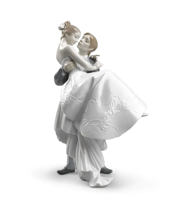 Lladró Il Giorno Più Felice statuetta sposi porcellana matrimonio