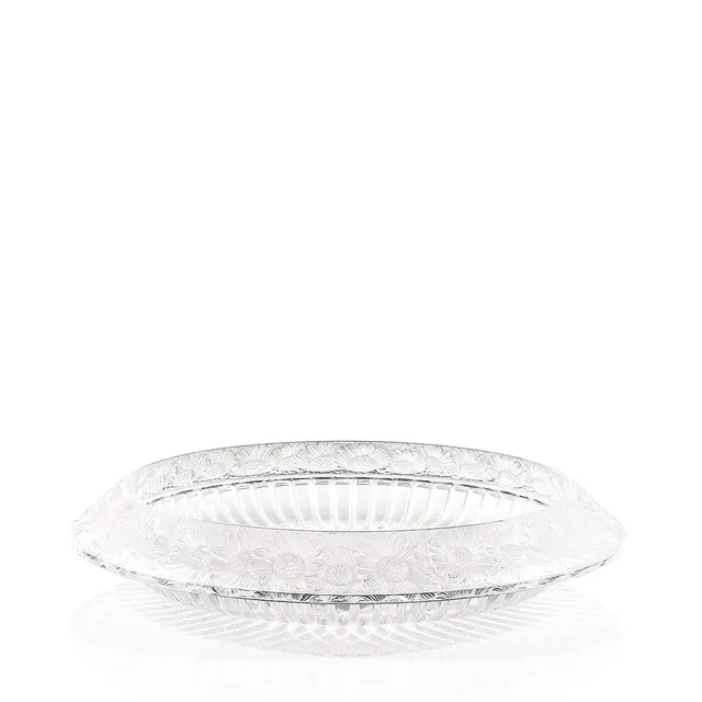 Lalique Marguerites coppa cristallo taglia L
