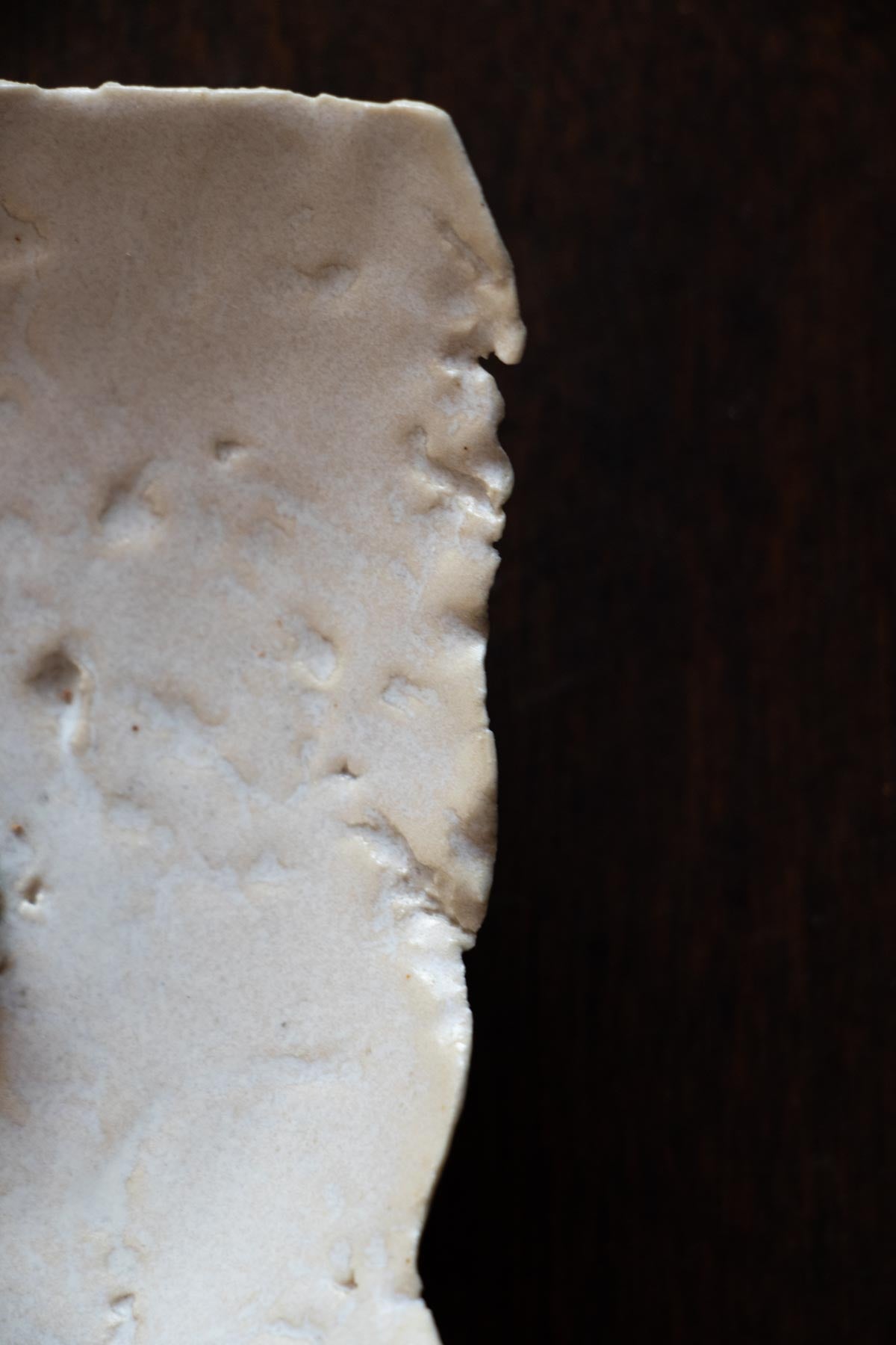 ClaireLune Respiro III bruciaincenso bianco grès fatto a mano