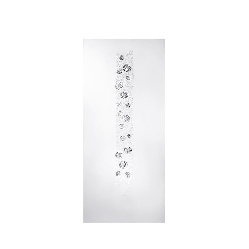 Lalique Bouquet pannello vetro satinato inciso misura unica