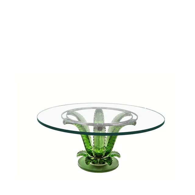 Lalique Cactus tavolino caffè rotondo verde One Size