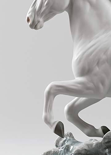 Lladró Cavallo e Donna scultura porcellana Galoppo Mare