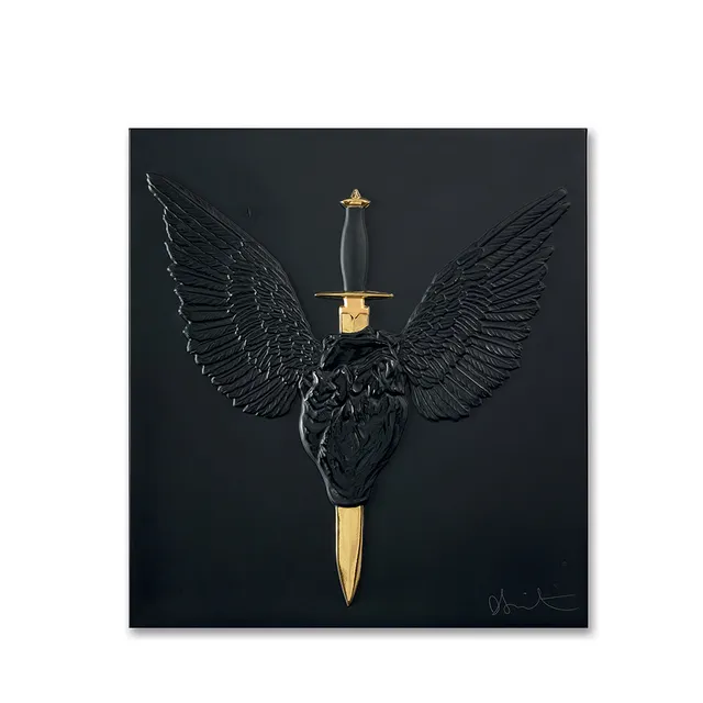 Lalique Art Eternal Prayer Hirst Pannello Nero