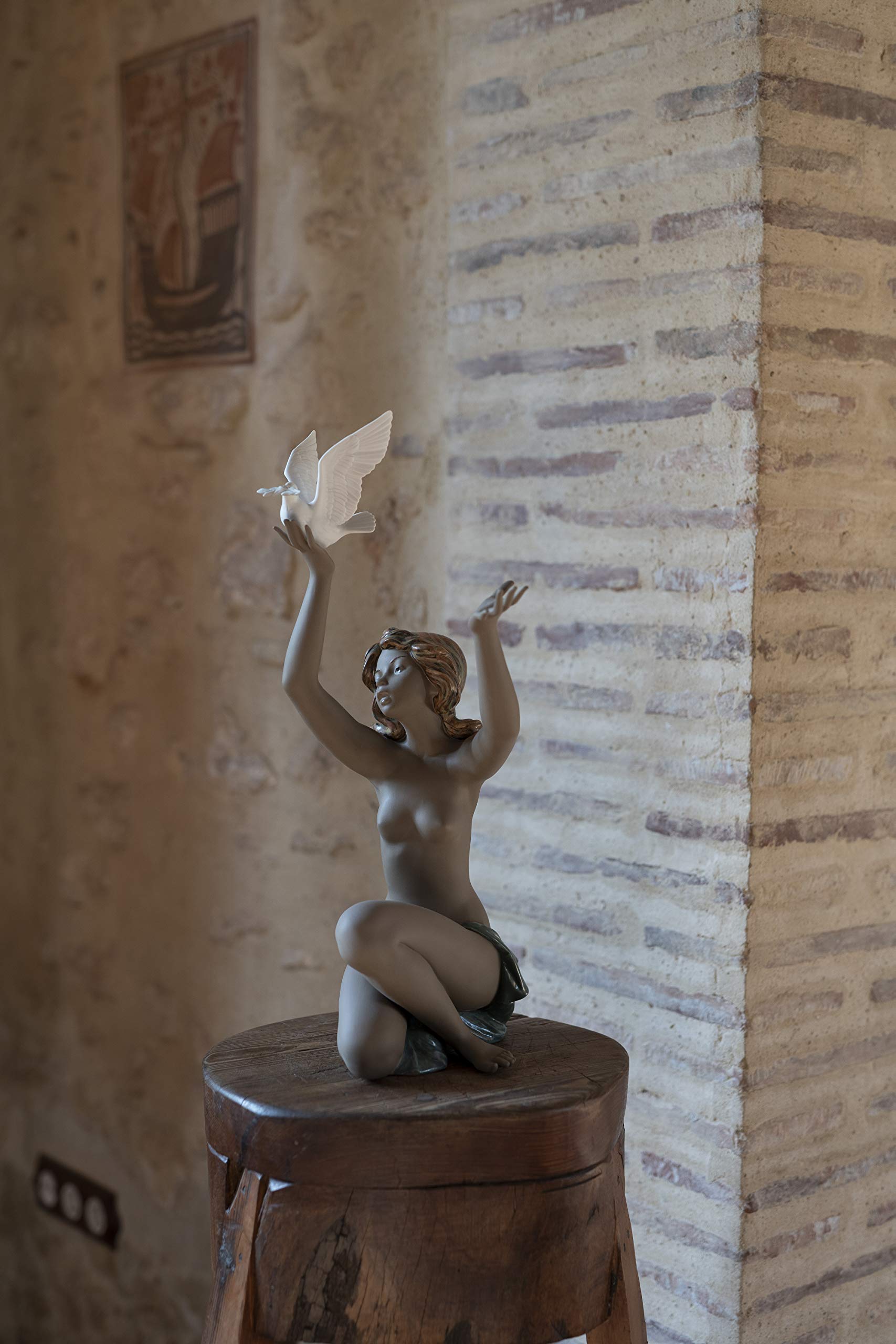 Lladró Sculture Offerta di Pace figura donna gres nuda