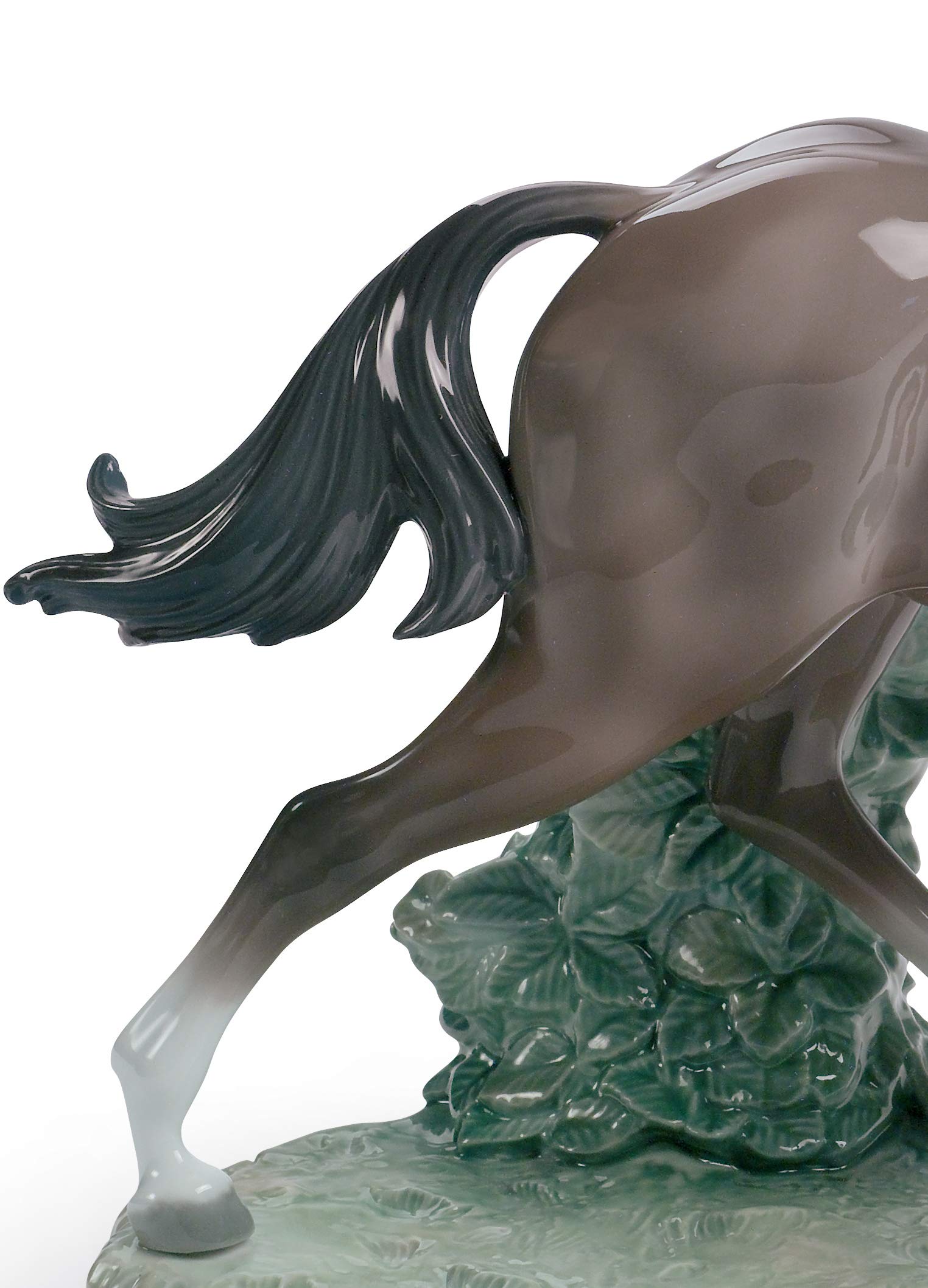 Lladró Sculture Donna Doma Classica figurina cavallo porcellana