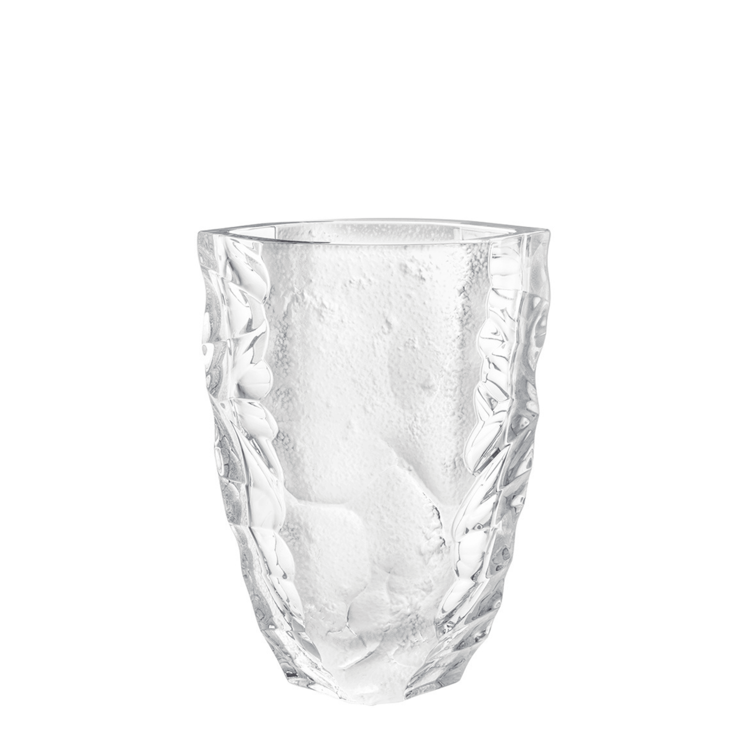 Lalique Silex Vaso cristallo grande taglia L sfaccettato