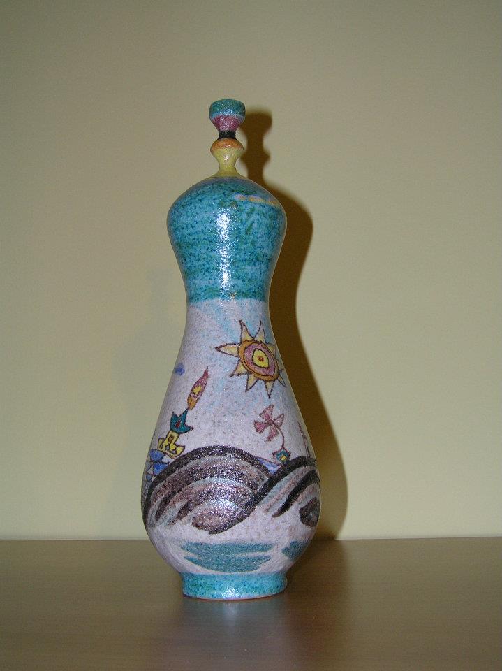 Raffaela Russo Vasi vaso ceramica 14 dipinto a mano