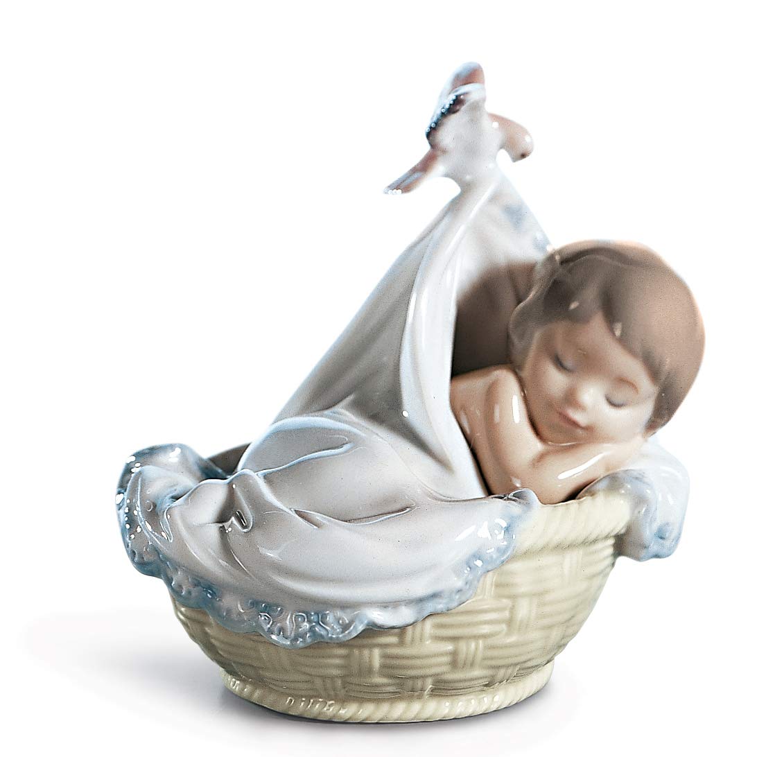 Lladró Teneri Sogni Figurina Bimba Porcellana Fatta Mano