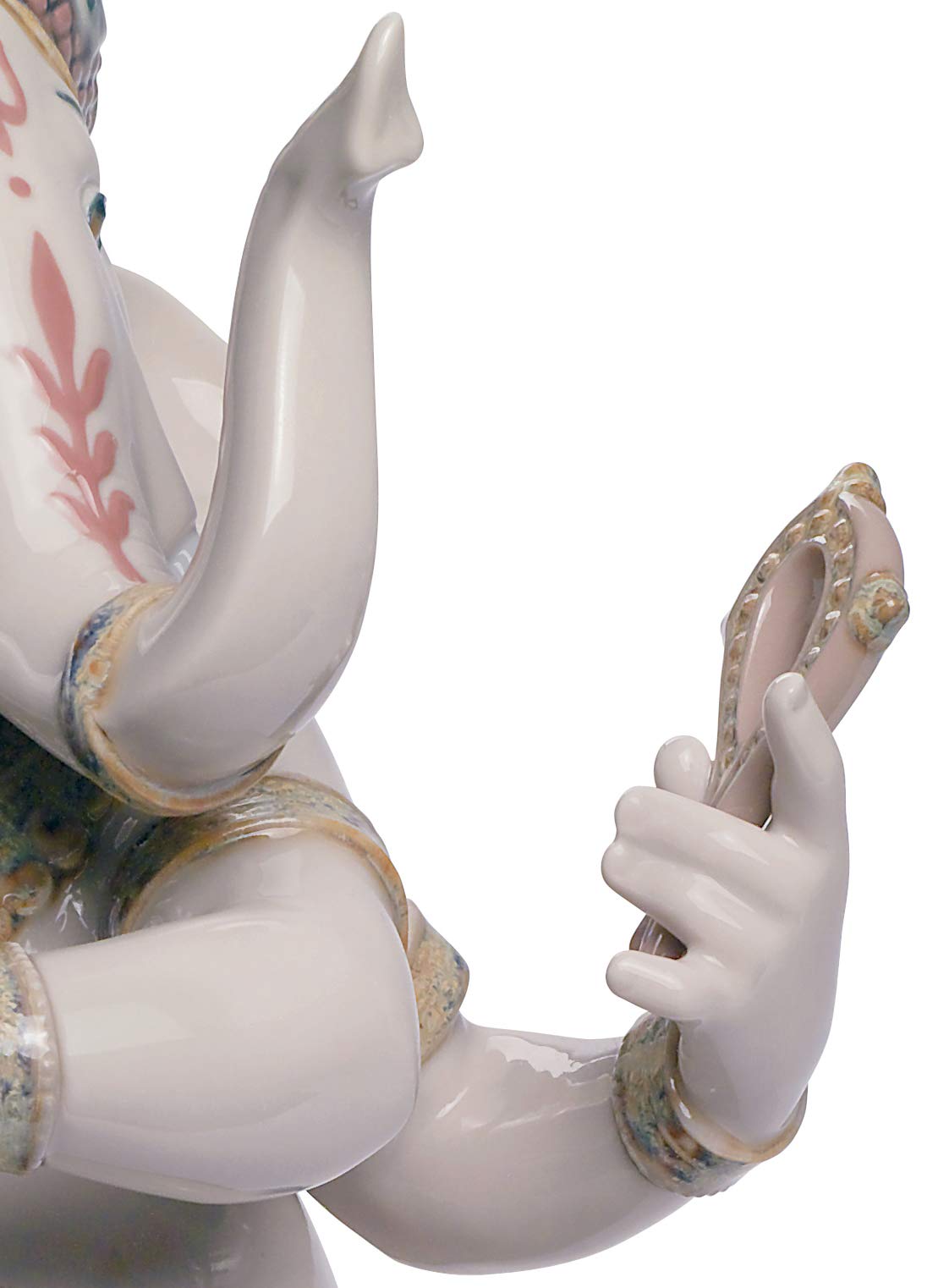 Lladró Ganesha Danzante figurina porcellana fatta a mano