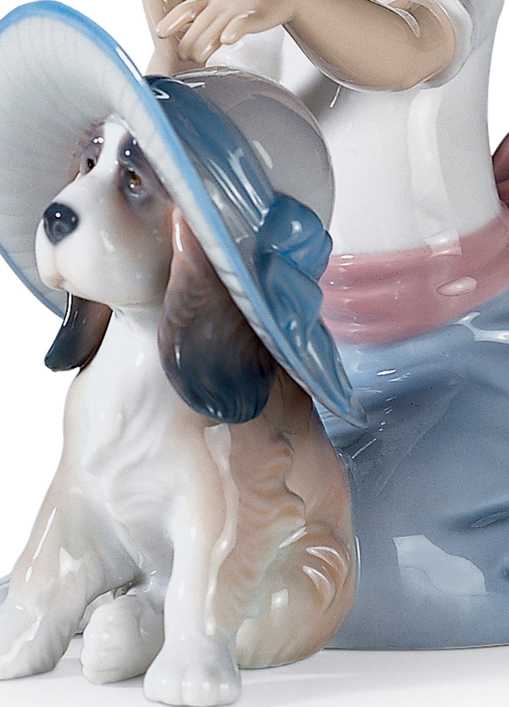 Lladró Sculture Un Tocco D'Eleganza figurina porcellana bimba