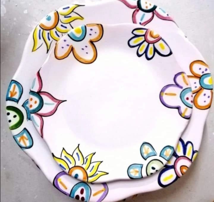 Raffaela Russo Piatto in ceramica da portata 01 per la tavola