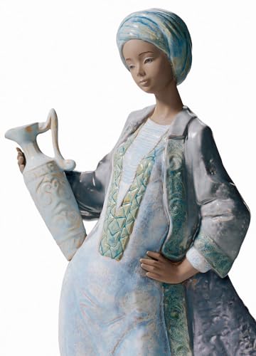 Lladró Sculture Acque dell'Oasi figurina gres blu 40 cm