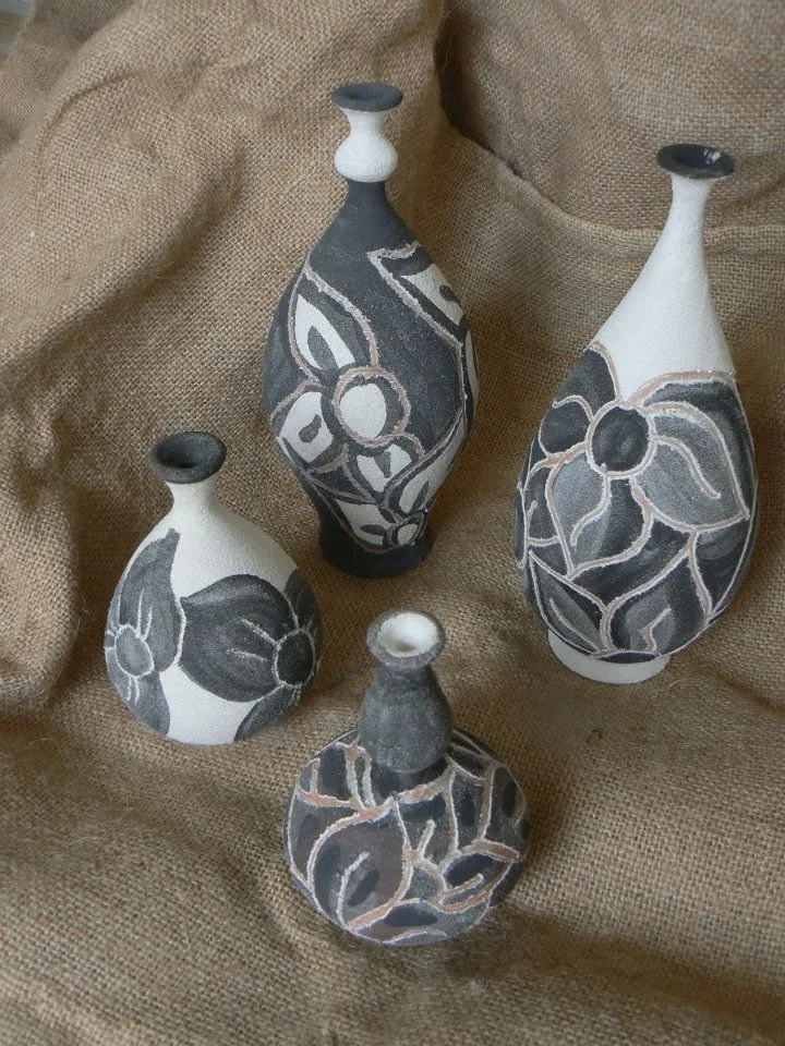 Raffaela Russo Vasi 18 vaso ceramica dipinto a mano