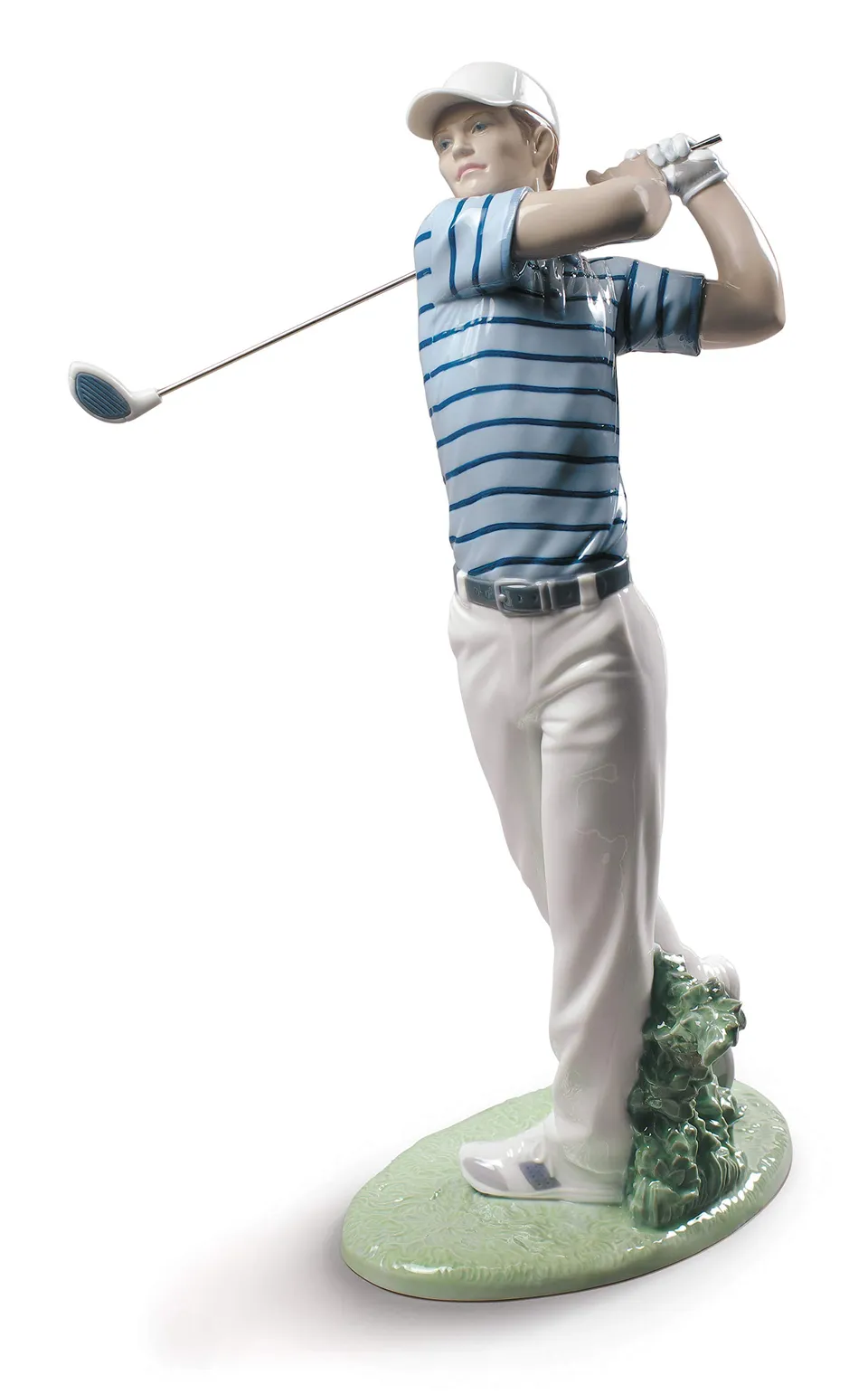 Lladró Sculture Campione di Golf figurina giocatore porcellana