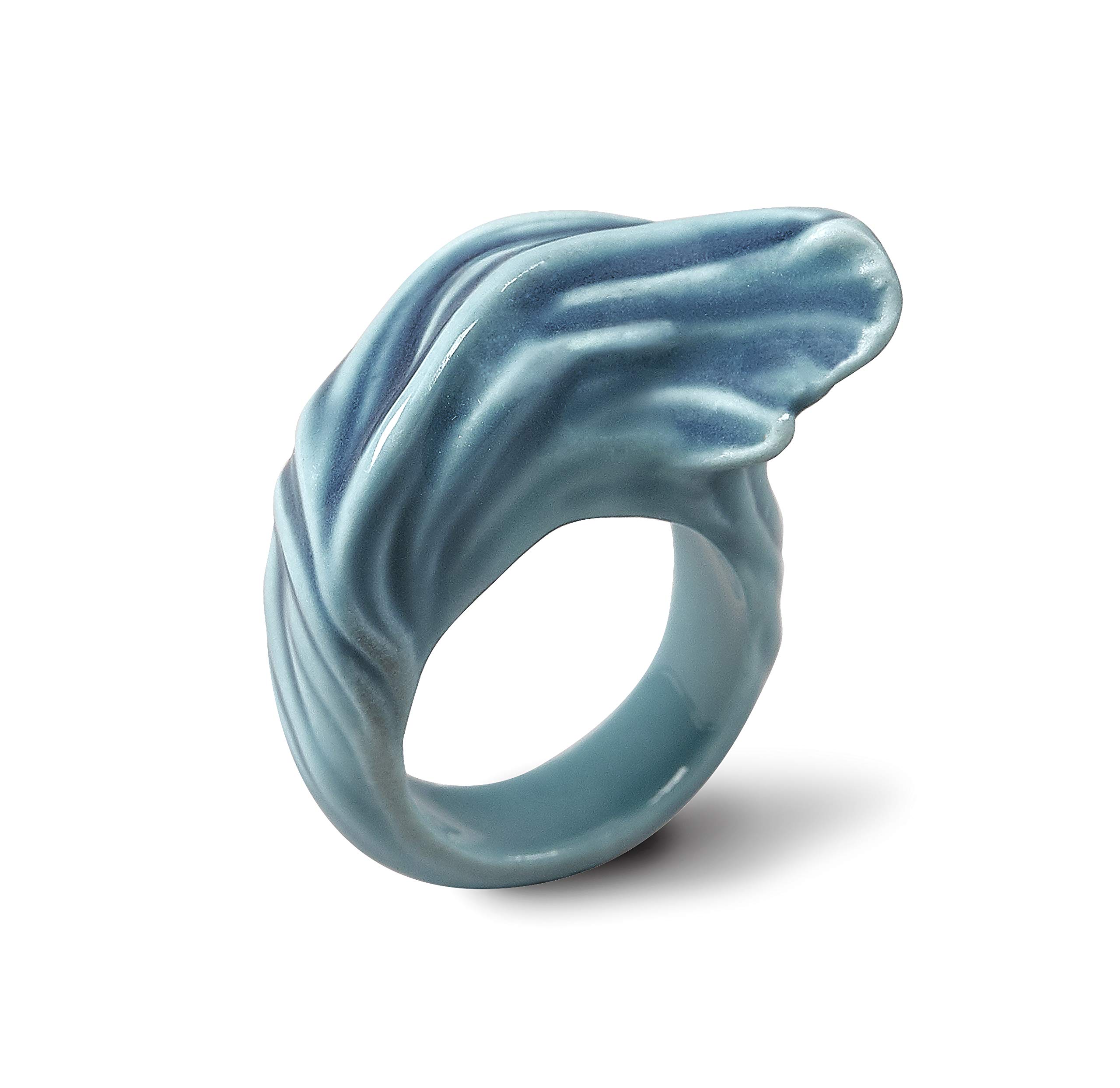 Lladró Aquarium anello porcellana misura grande donna