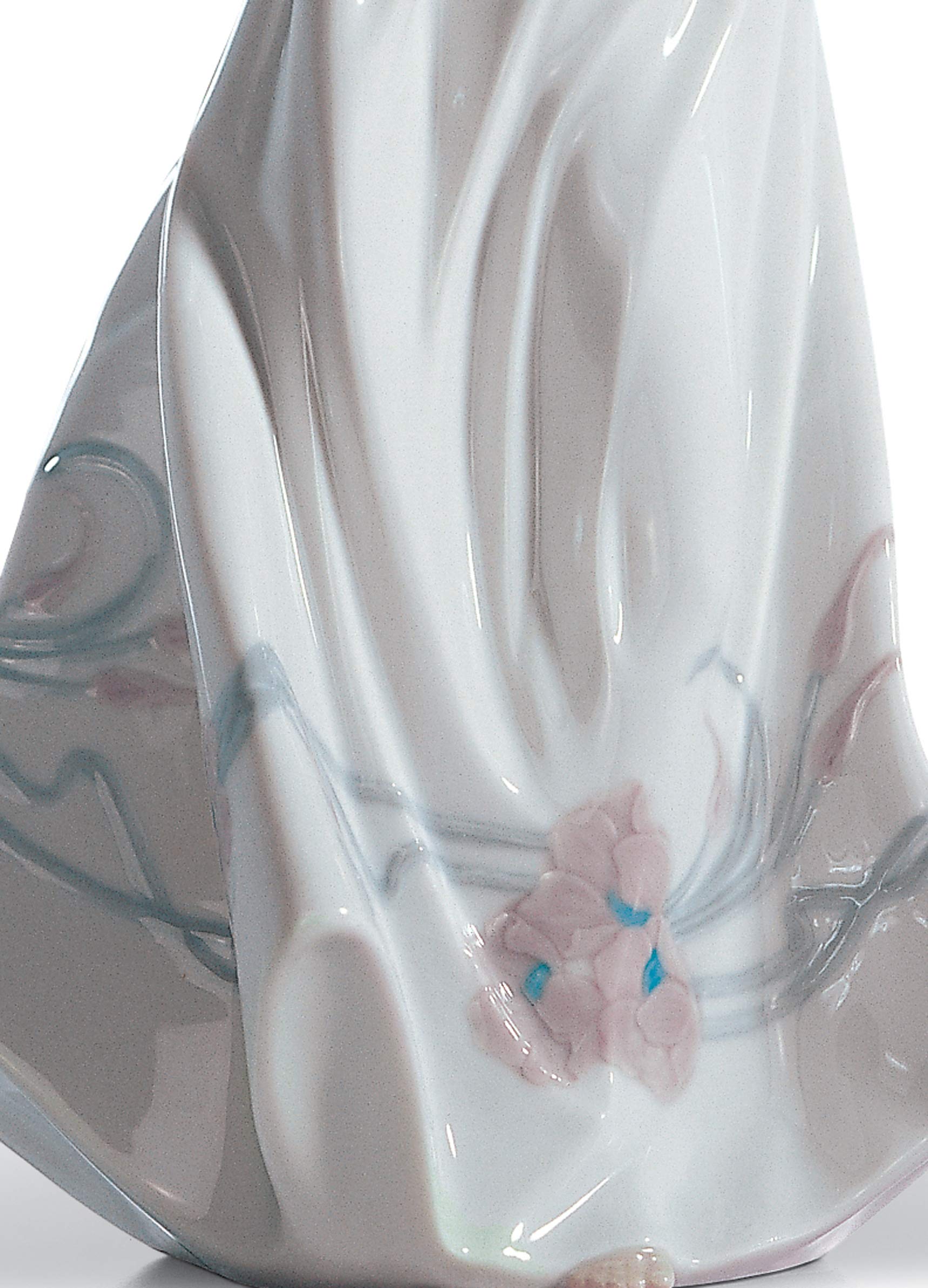 Lladró Tesori dell'Aria donna figurina porcellana fiori