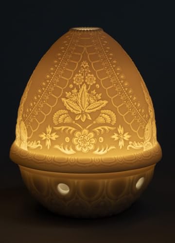 Lladró Lord Balaji Litofania Porcellana LED Ricaricabile