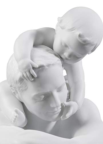 Lladró Sculture Ti voglio bene papà figurina padre figlio