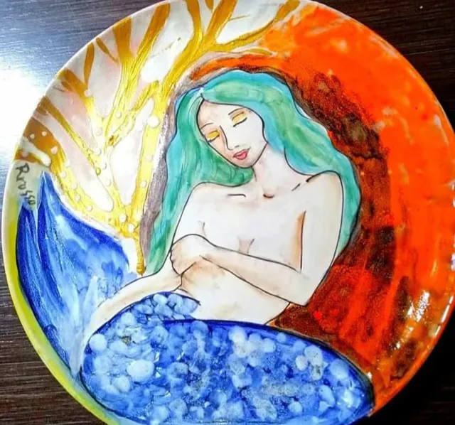 Raffaela Russo Arredo 07 piatto ceramica decorativo