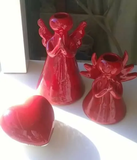 Raffaela Russo Natale Angeli Ceramica Dipinti a Mano