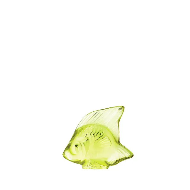 René Lalique Fish scultura pesce anice taglia S