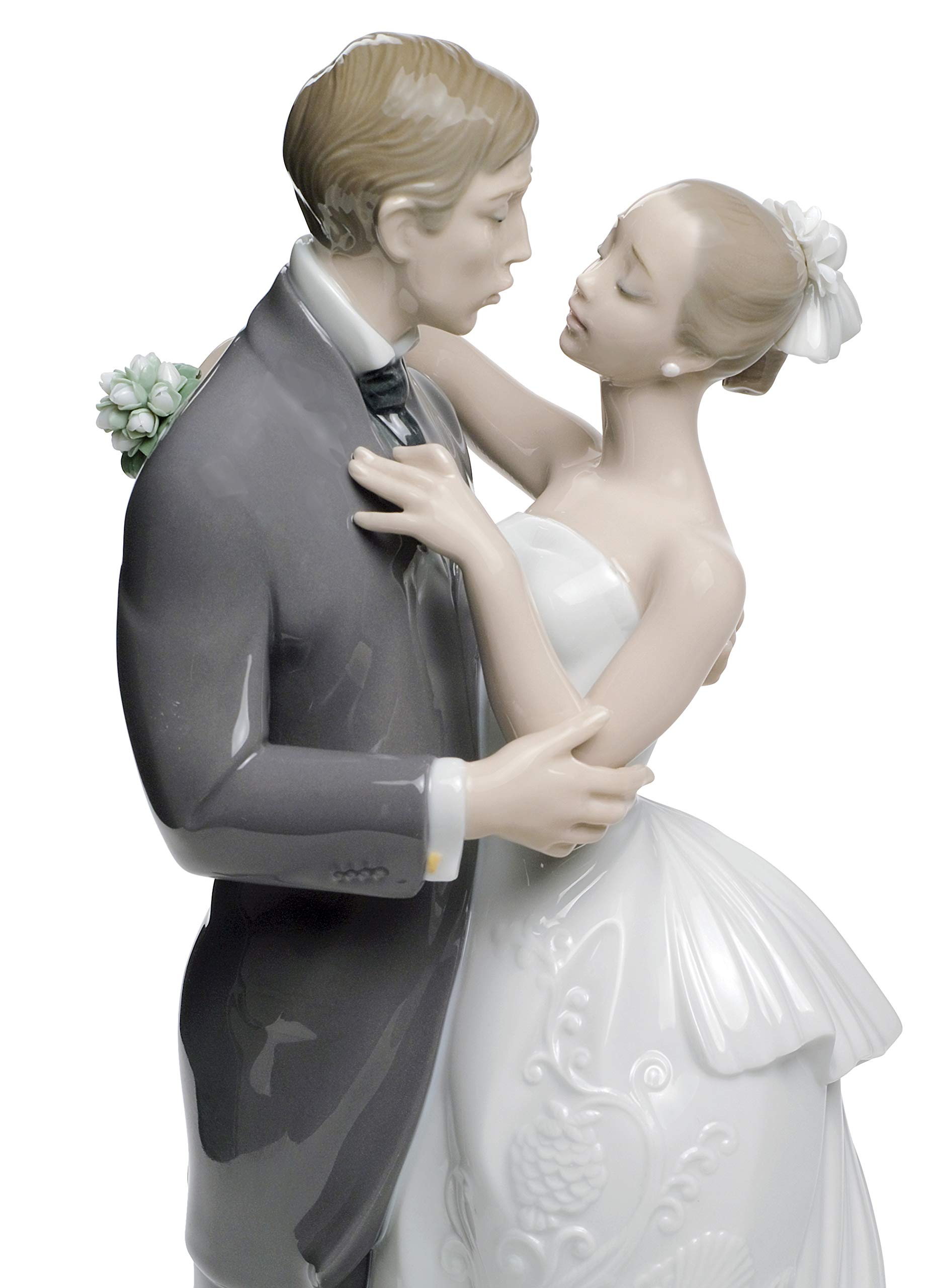 Lladró Sculture Il Valzer dei Fidanzati Figurina Coppia Porcellana