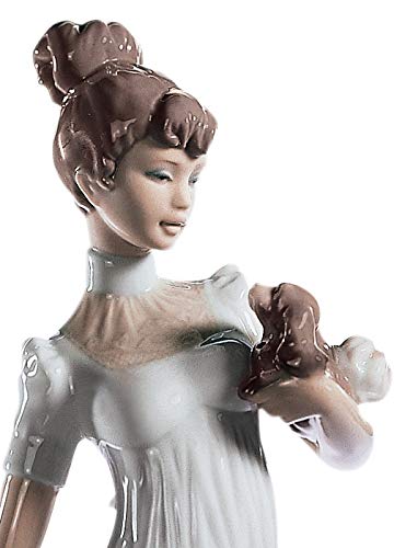 Lladró Alta Società Figurina Donna Porcellana Fatta a Mano
