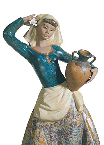 Lladró Sculture Donna con Brocca figurina porcellana mano